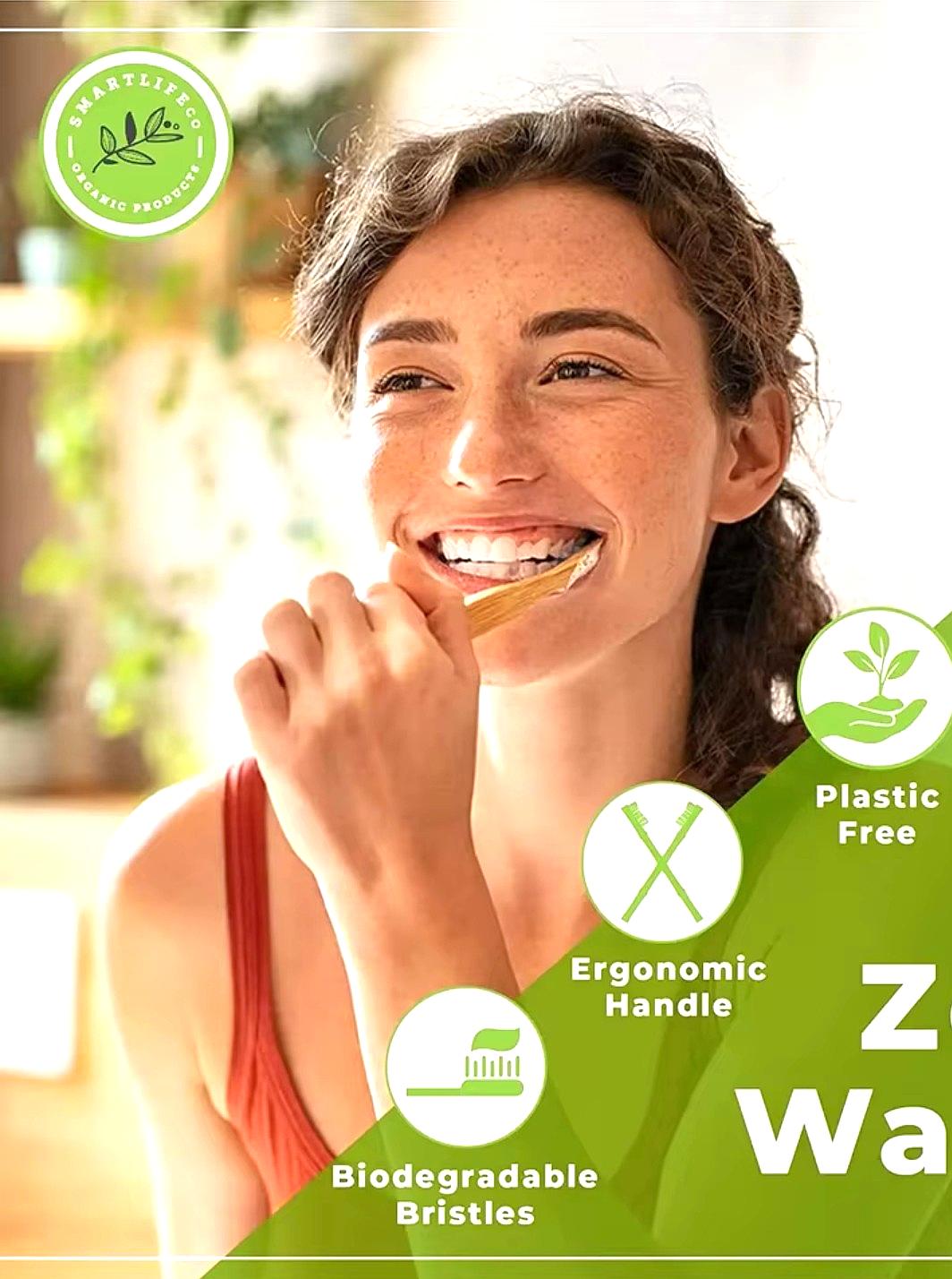 Eco-Friendly Bamboo Toothbrush - A Smarter Way to Care for Your Smile and the Planet!